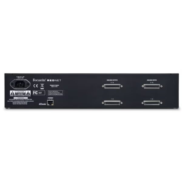 Rednet 2 Rear کارت صدا Focusrite RedNet 2 – ویولن کده
